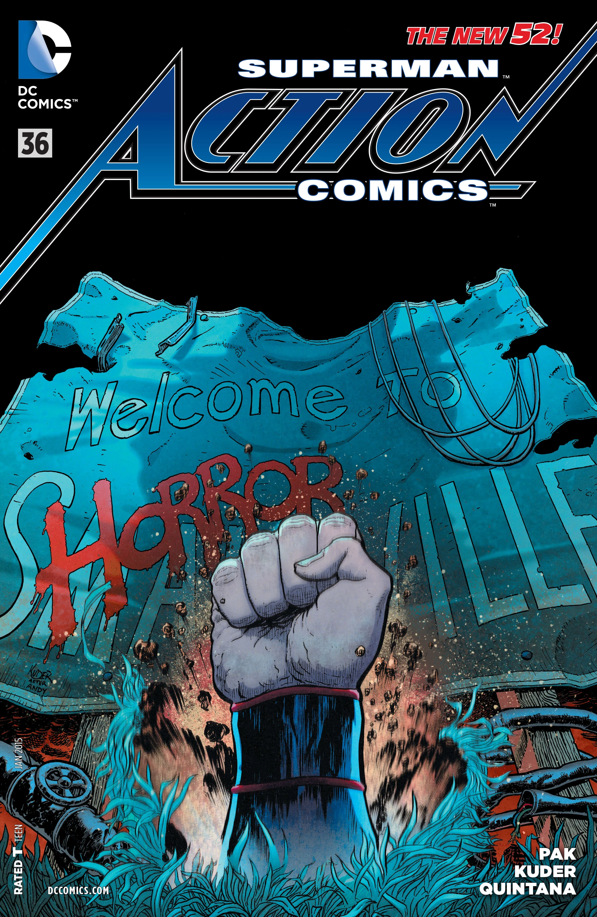 Action Comics #36 (DC, 2014 — Cover A) cover